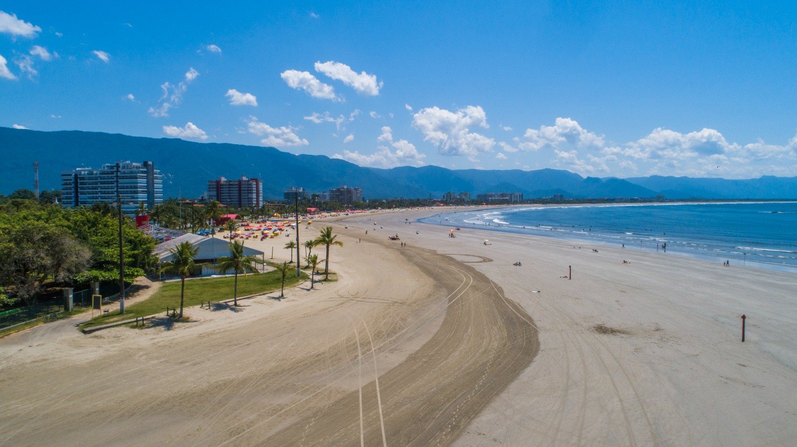 Praia da Enseada em Bertioga